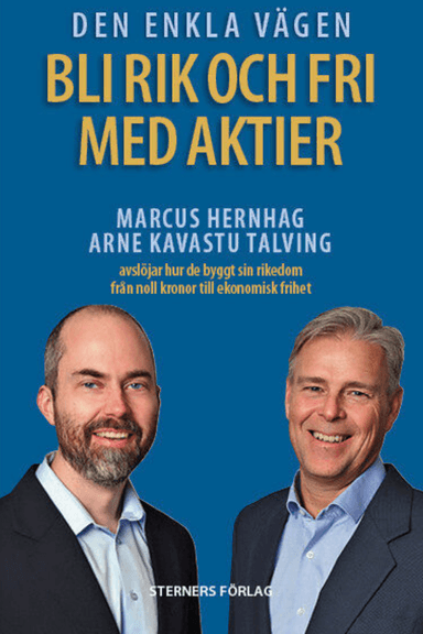Omslag: Bli rik och fri med aktier av Marcus Hernhag & Andreas Talving