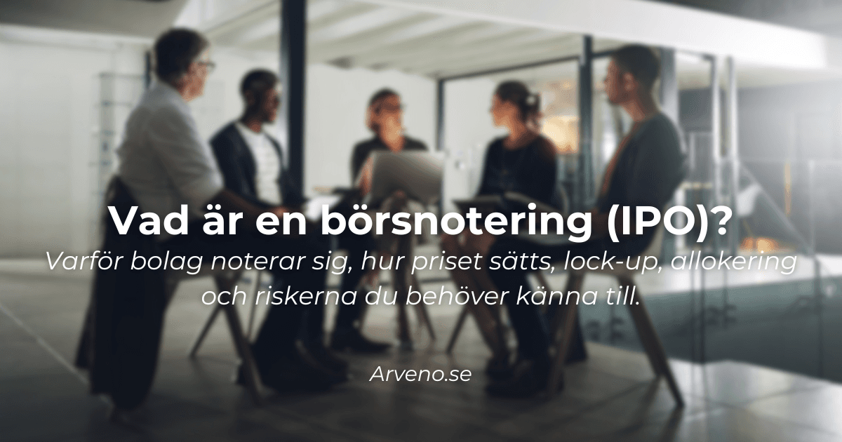 Illustration: Vad är en börsnotering (IPO)?
