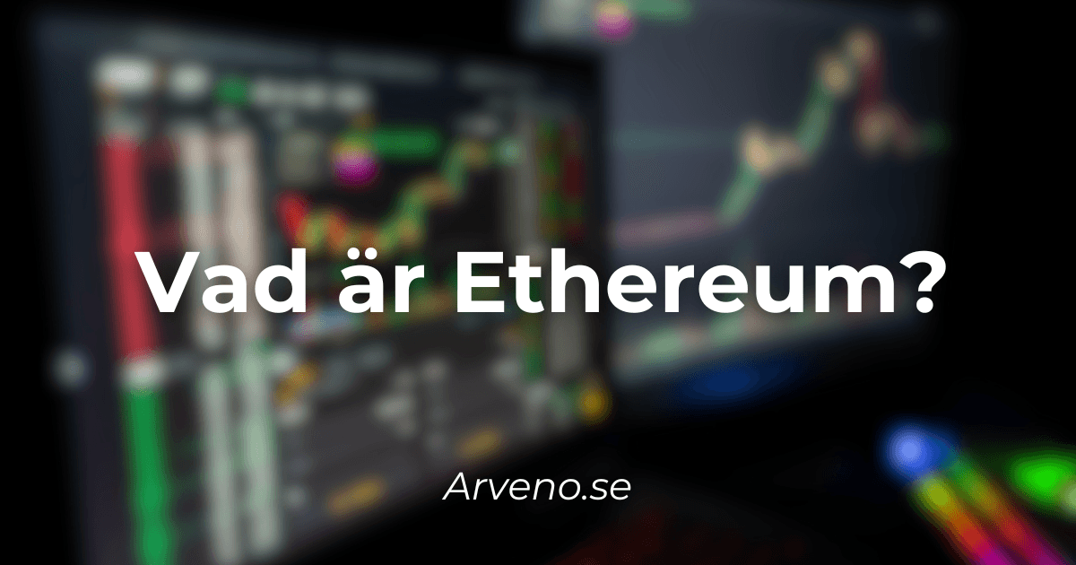 Vad är Ethereum – illustration av blockkedja och ETH-symbol